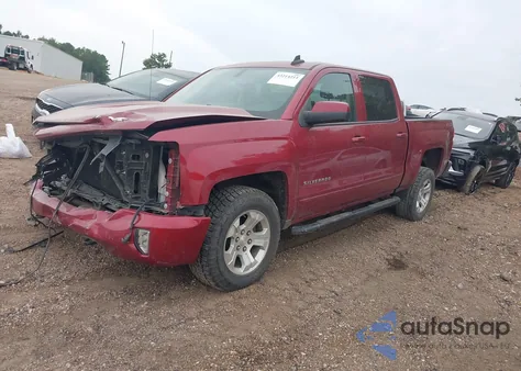 2018 Chevrolet Silverado 1500 2Lt из США, поврежденный, VIN 3GCUKREC1JG522104